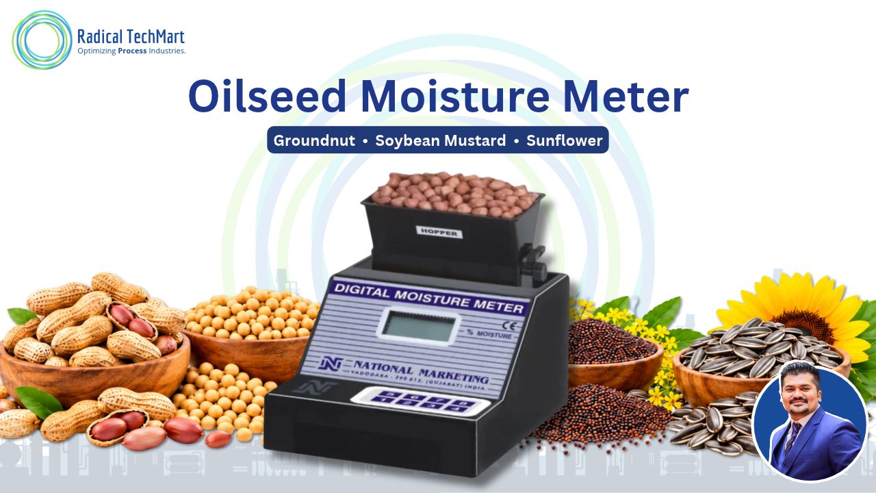 Oilseed Moisture Meter: Groundnut, Soybean, Mustard & Sunflower